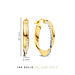 Isabel Bernard Rivoli Laura 14 karat guld creoler med diamantslibning (15.5 mm)