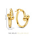 Isabel Bernard Monceau Mirell 14 karat gold hoop earrings (16.5 mm)