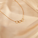 Isabel Bernard Belleville Anna 14 karat gold necklace with rings