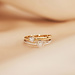 Isabel Bernard De la Paix Inaya 585er Weißgold Ring mit Diamant 0.03 Karat