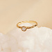 Isabel Bernard De la Paix Inaya anello in oro 14 carati con diamanti 0.02 carati