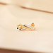 Isabel Bernard Le Marais Alice 14 karat gold ear studs with diamond cut