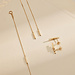 Isabel Bernard Le Marais Rosalie orecchini pendenti in oro 14 carati con barra