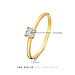 Isabel Bernard Le Marais Isidora 14 karat gold ring with zirconia