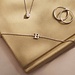 Isabel Bernard Saint Germain Rachel pulsera inicial de oro blanco de 14 quilates con letra