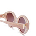 Isabel Bernard La Villette Rosaire rosa palo lunettes de soleil ovales con rosa lentes