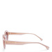 Isabel Bernard La Villette Rosaire rosa suave óculos de sol ovais com rosa lentes