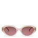 Isabel Bernard La Villette Rosaire soft pink oval sunglasses with pink lenses