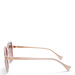 Isabel Bernard La Villette Rene rosa palo gafas de sol cuadradas con rosa lentes