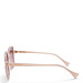 Isabel Bernard La Villette Rene soft pink square sunglasses with pink lenses