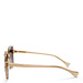 Isabel Bernard La Villette Rene transparent beige square sunglasses with brown lenses gradient
