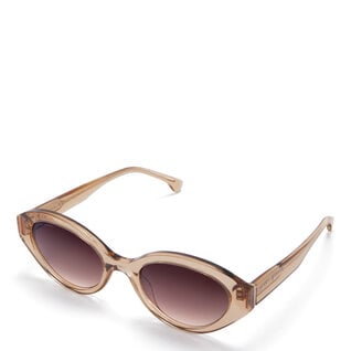 Isabel Bernard La Villette Rosaire transparant beige oval sunglasses