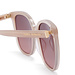 Isabel Bernard La Villette Raison soft pink square sunglasses with pink lenses