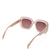 Isabel Bernard La Villette Rive mjukt rosa firkantede solbriller