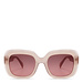 Isabel Bernard La Villette Rive rose tendre lunettes de soleil carrées