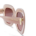 Isabel Bernard La Villette Rive mjukt rosa firkantede solbriller