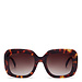 Isabel Bernard La Villette Rive bruin tortoise quadratische Sonnenbrille mit braunen Gläsern