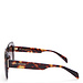 Isabel Bernard La Villette Rive bruin tortoise quadratische Sonnenbrille mit braunen Gläsern