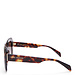Isabel Bernard La Villette Rive marrone tortoise occhiali da sole quadrati con lenti marroni