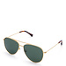 Isabel Bernard La Villette Remi guldfarvede aviator solbriller med grønne linser