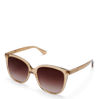 Isabel Bernard La Villette Raison transparant beige quadratische Sonnenbrille