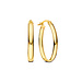 Isabel Bernard Rivoli Flori pendientes de aro de oro de 14 quilates (22 mm)