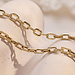 Isabel Bernard Aidee Ìrene 14 karat gold link bracelet with round chains