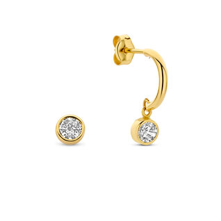 Isabel Bernard Rivoli Cézanne 14 karat gold earrings