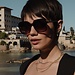 Isabel Bernard La Villette Rene gafas de sol cuadradas tortuga marrones con lentes marrones degradados