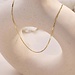 Isabel Bernard Rivoli Nina collar de oro de 14 quilates con enlace real