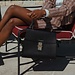 Isabel Bernard Femme Forte Simone Midi schwarze leder handtasche aus kalbsleder