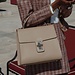 Isabel Bernard Femme Forte Simone Midi taupe leather handbag calfskin leather