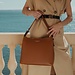 Isabel Bernard Honoré Adriane Midi cognac leather shoulder bag calfskin leather