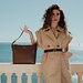 Isabel Bernard Honoré Adriane Midi brown leather shoulder bag calfskin leather