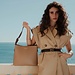 Isabel Bernard Honoré Adriane Midi beige leather shoulder bag calfskin leather