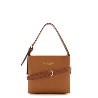 Isabel Bernard Honoré Adriane Mini cognac cuero bolso de mano de cuero vacuno