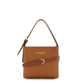 Isabel Bernard Honoré Adriane Mini cognac leder handtasche aus kalbsleder