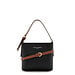 Isabel Bernard Honoré Adriane Mini black leather handbag calfskin leather