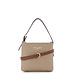 Isabel Bernard Honoré Adriane Mini taupe leather handbag calfskin leather