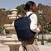 Isabel Bernard Du Louvre Cher blue backpack