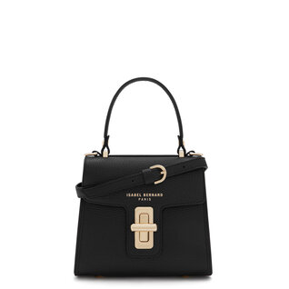 Isabel Bernard Femme Forte Simone Mini negro cuero bolso de mano de cuero vacuno