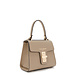 Isabel Bernard Femme Forte Simone Mini taupe cuero bolso de mano de cuero vacuno