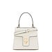 Isabel Bernard Femme Forte Simone Mini white leather handbag calfskin leather