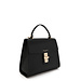 Isabel Bernard Femme Forte Simone Midi black leather handbag calfskin leather