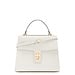 Isabel Bernard Femme Forte Simone Midi white leather handbag calfskin leather