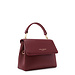 Isabel Bernard Femme Forte Heline bordeaux red calfskin leather handbag