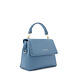 Isabel Bernard Femme Forte Heline blå läder handväska av kalvskinn