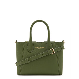 Isabel Bernard Honoré Cloe Mini grøn læder håndtaske lavet af kalveskind