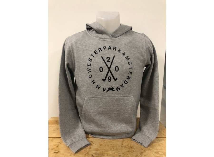 WESTERPARK HOODY GRIJS MET PRINT