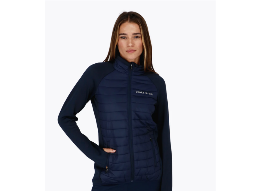 Women Hybrid Jacket Navy